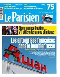 Le Parisien du Vendredi 25 Mars 2022