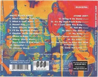 Dirty Blues Band - Dirty Blues Band (1967) & Stone Dirt (1969) [Remastered 2008]