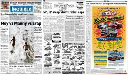 Philippine Daily Inquirer – April 10, 2010