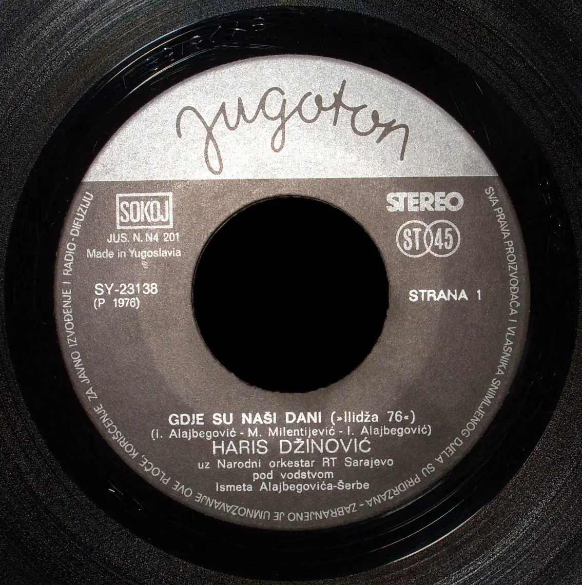 Haris Dzinovic - Ilidza 76 (1976) Jugoton SY 23138 (24bit/96kHz)