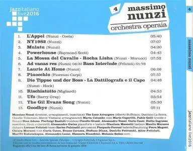 Massimo Nunzi - Orchestra Operaia (2016) {Casa Del Jazz}