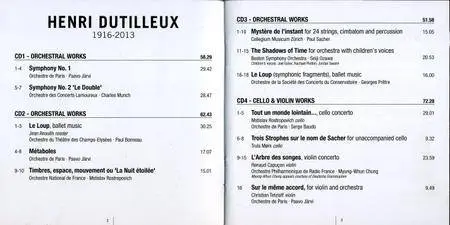 Henri Dutilleux - The Centenary Edition (2015) {7CD Box Set Erato-Warner Classics}