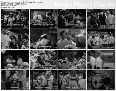 Seven Sinners  [La Maison des 7 péchés] 1940 [Re-UP]