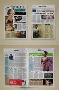 CreativeMarket - Newspaper Mockup