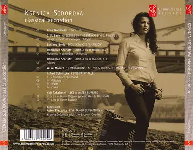 Ksenija Sidorova - Classical Accordion: J.S.Bach; D. Scarlatti; Mozart; Berio; Schnittke; Nordheim; Takahashi; Piazzolla (2011)