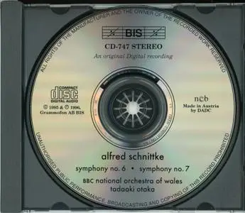 Alfred Schnittke - Symphonies Nos. 6 & 7 (1995) {BIS Schnittke Edition, BIS-747} (Item #19)