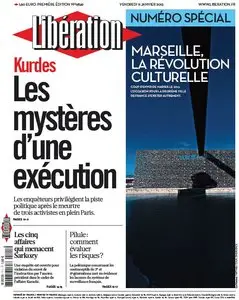 Libération du Vendredi 11 Janvier 2013