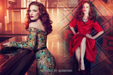 Jessica Chastain - Michelangelo Di Battista Photoshoot for Vogue Italia 2013