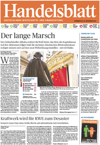Handelsblatt vom Donnerstag, 18. September 2014