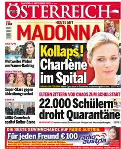 OESTERREICH - 04 September 2021