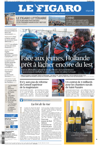 Le Figaro du Jeudi 7 Avril 2016