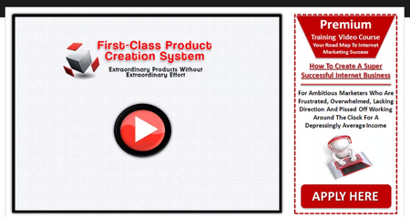 Declan O' Flaherty - First Class Product Creation System
