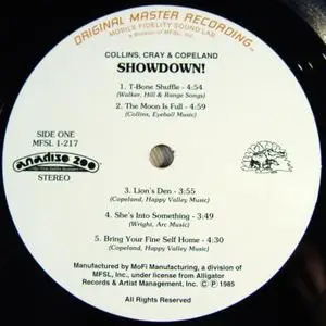 Albert Collins, Robert Cray & Johnny Copeland - Showdown! (1985) [Vinyl Rip 16/44 & mp3-320 + DVD]