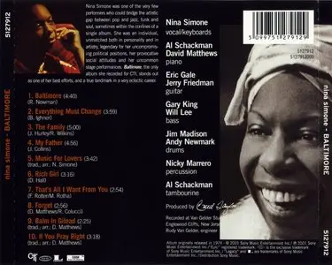 Nina Simone - Baltimore - 1978 (2001)