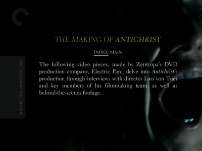 Antichrist (2009) - (The Criterion Collection - #542) [2 DVD9] [2010]