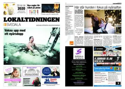 Lokaltidningen Svedala – 28 december 2019