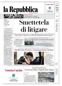 la Repubblica - 9 Aprile 2019