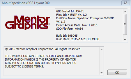 Mentor Graphics Xpedition Enterprise VX.1.2