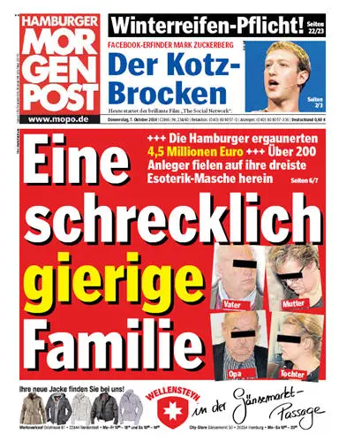 Hamburger Morgenpost vom 7 Oktober 2010