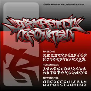Awsome Graffiti Fonts Collection