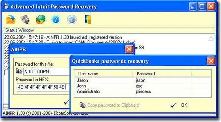 Advanced Intuit Password Recovery ver.1.41.2