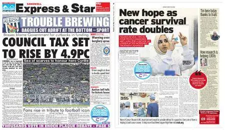 Express and Star Sandwell Edition – February 05, 2018