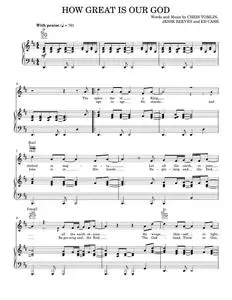 How great is our god - Chris Tomlin (Piano-Vocal-Guitar)