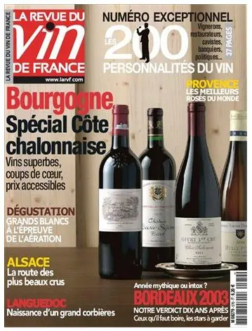 La Revue du Vin de France N 570 - Avril 2013