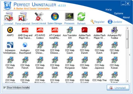 Perfect Uninstaller 6.3.3.9 Datecode 2011.09.01