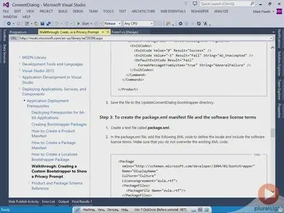 Pluralsight - ClickOnce Deployment Fundamentals (2014)