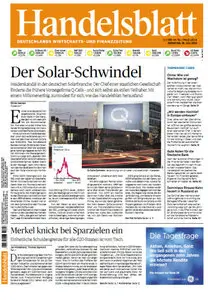 Das Handelsblatt vom 16 Juli 2013