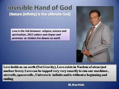 «Invisible Hand of God» by M.Karthik