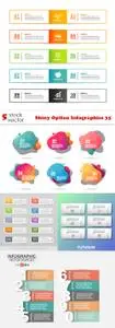 Vectors - Shiny Option Infographics 35