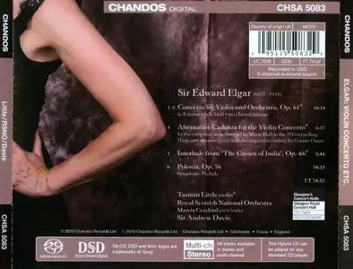 Tasmin Little, Sir Andrew Davis - Elgar: Violin Concerto, Interlude from ‘The Crown of India’, Polonia (2010)