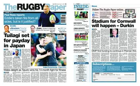 The Rugby Paper – August 14, 2022