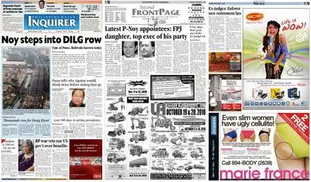 Philippine Daily Inquirer – October 11, 2010
