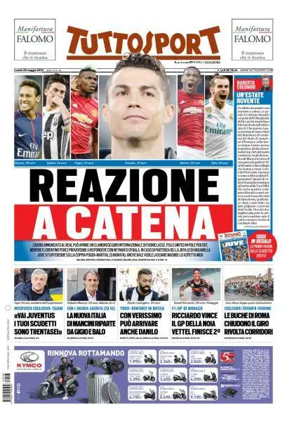 TuttoSport - 28 Maggio 2018