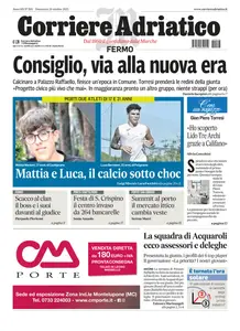 Corriere Adriatico Fermo - 26 Ottobre 2025
