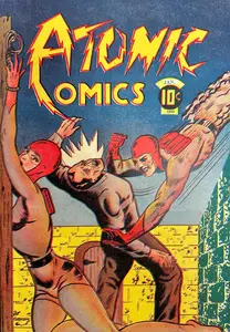 Atomic Comics 001 c2c Daniels Publications 1946 Mark Bowen+CW