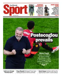 The Herald Sport (Scotland) - 22 May 2025