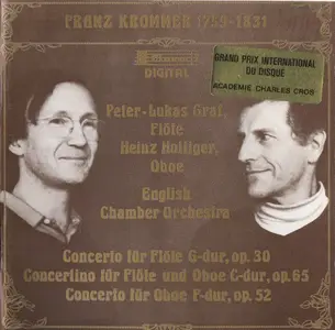 Peter-Lukas Graf, Heinz Holliger - Krommer: Flute and Oboe Concertos (1994)