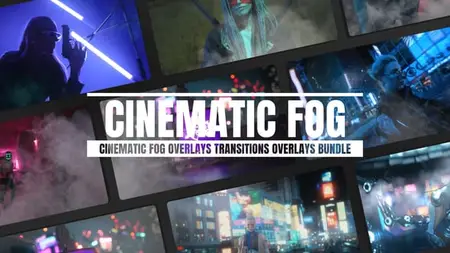 Cinematic Fog Overlays Transitions Overlays Bundle For DaVinci Resolve 57441422