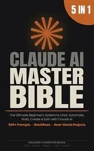 Claude AI Master Bible: [5 in 1] The Ultimate Beginner's System to Chat, Automate, Build, Create & Earn with Claude AI | 500+
