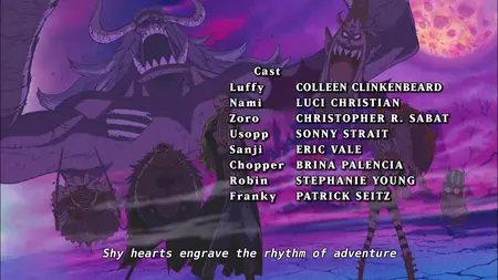 One Piece (1999 S12E42 One Down!! Sure Kill Straw Hat Docking Koten Gars