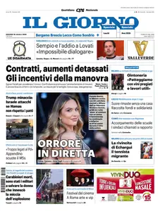 Il Giorno Bergamo Brescia - 16 Ottobre 2025