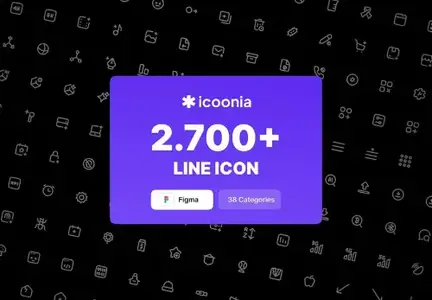 Ui8 - Icoonia - 2.700+ Vector Icon, Line Style