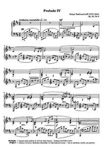 RachmaninoffS - Prelude Op. 23, No. 4