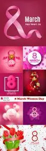 Vectors - 8 March Women Day