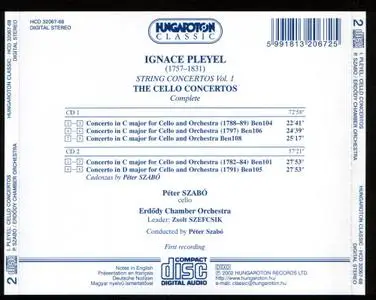 Peter Szabo - Ignace Pleyel: The Cello Concertos (Complete) (2002) (Repost)