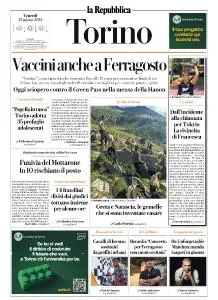 la Repubblica Torino - 13 Agosto 2021